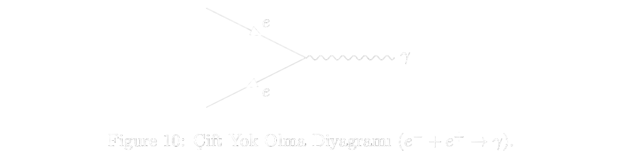 Figür 10: Çift yok olma diyagramı
