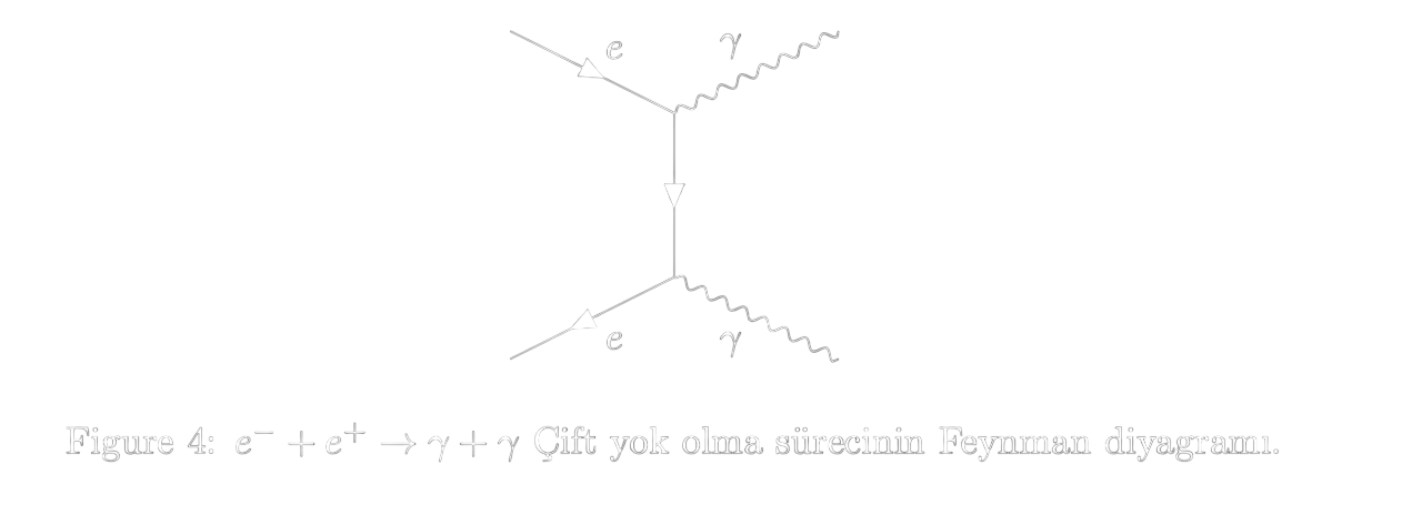 Figür 4: Çift yok olma süreci